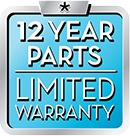 12 Year Parts Limited Warranty